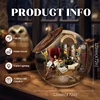 DIY Wooden Miniature Model Kit Mini Bottle Christmas Prologue Doll Houses 3D Puzzle Dollhouse With Furniture for Friends Gifts 6