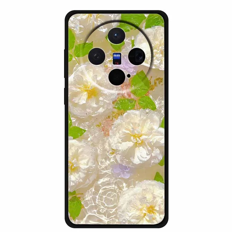 Black TPU Soft Silicone Phone Case  - Fashionable Anime Design with Protective Bumper