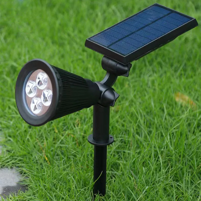 

T-SUN Adjustable Solar Spotlight Solar Garden Light IP65 Solar Power Green Light For Yard Path Tree Decor Solar Light Outdoor