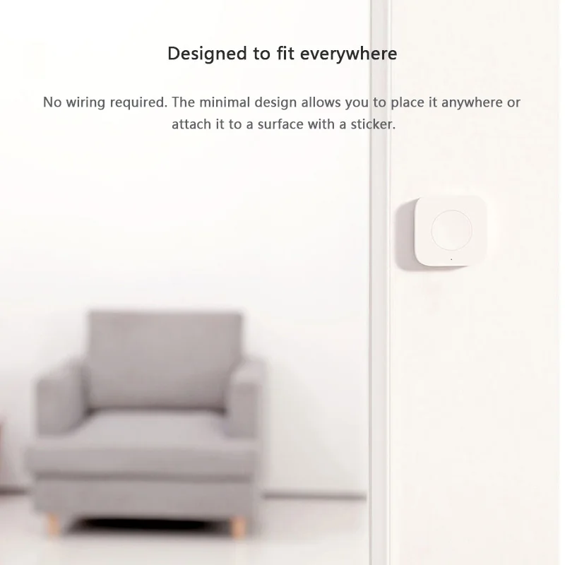 Original Aqara Smart Wireless Mini Switch Key One Button Remote Control ZigBee Sensor Wifi Switchs Work With Mi Home Homekit