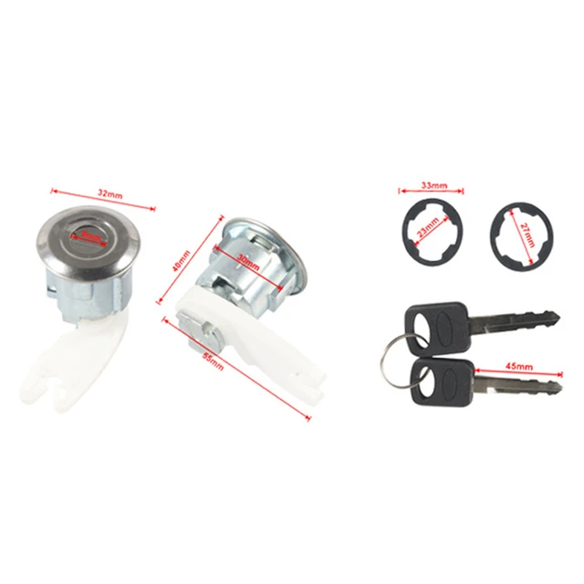 Ignition Switch & Door Lock Cylinder Set With Keys For Honda Civic 2003-2005 – Also Fits CR-V, Element