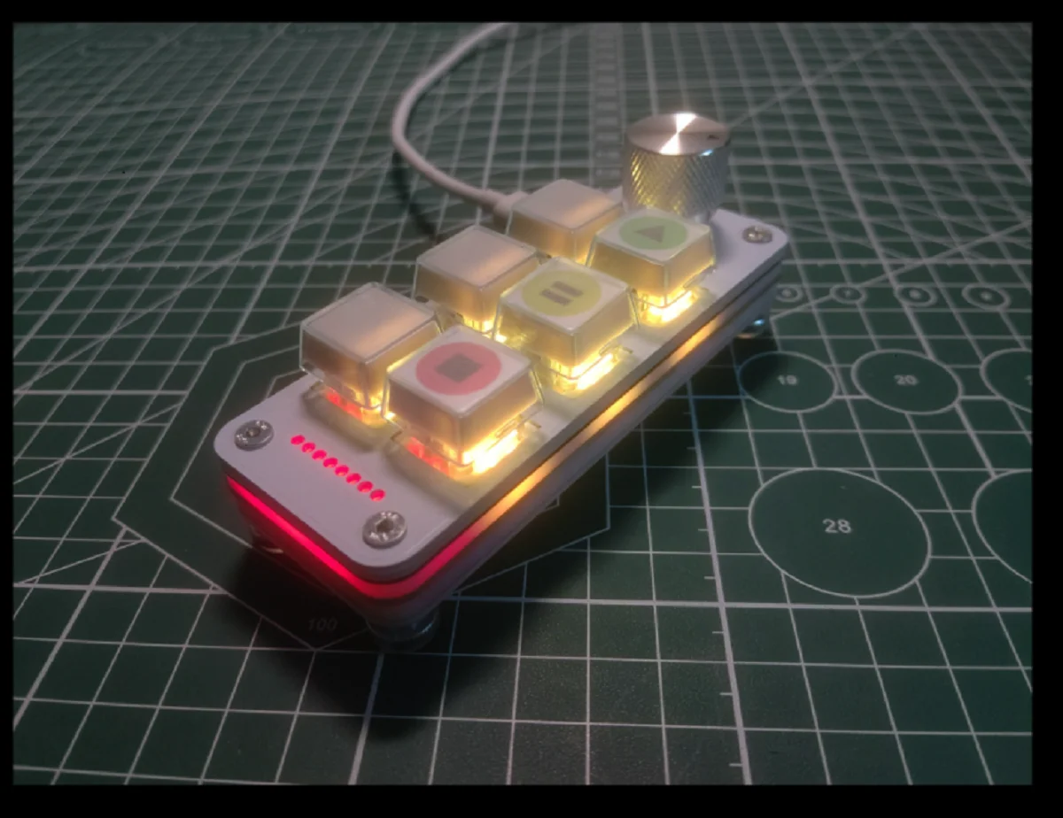 qlab dedicado midi protocol controller 6 teclas 1 01
