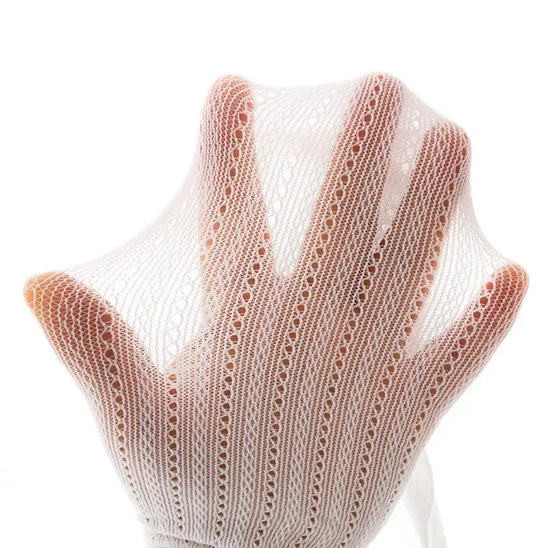 Baby Breathable Pantyhose Kids Girls Princess Mesh Thin Tights Children Stockings White Pink Soft Hosiery Spring Summer Autumn