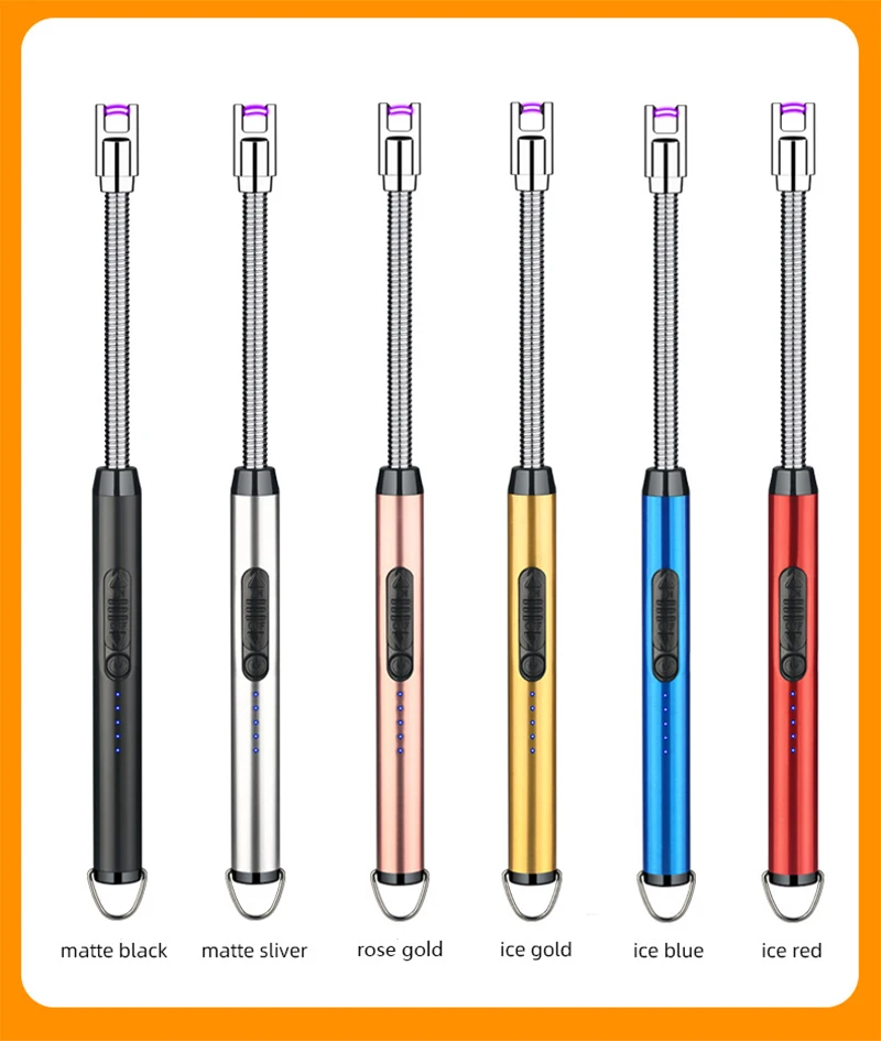 Description Picture 2 of item360° Electric Arc BBQ Lighter USB Windproof Flameless Plasma Ignition Long Lighters Gas Lighter For Candle Gas Stove No Gas Oil