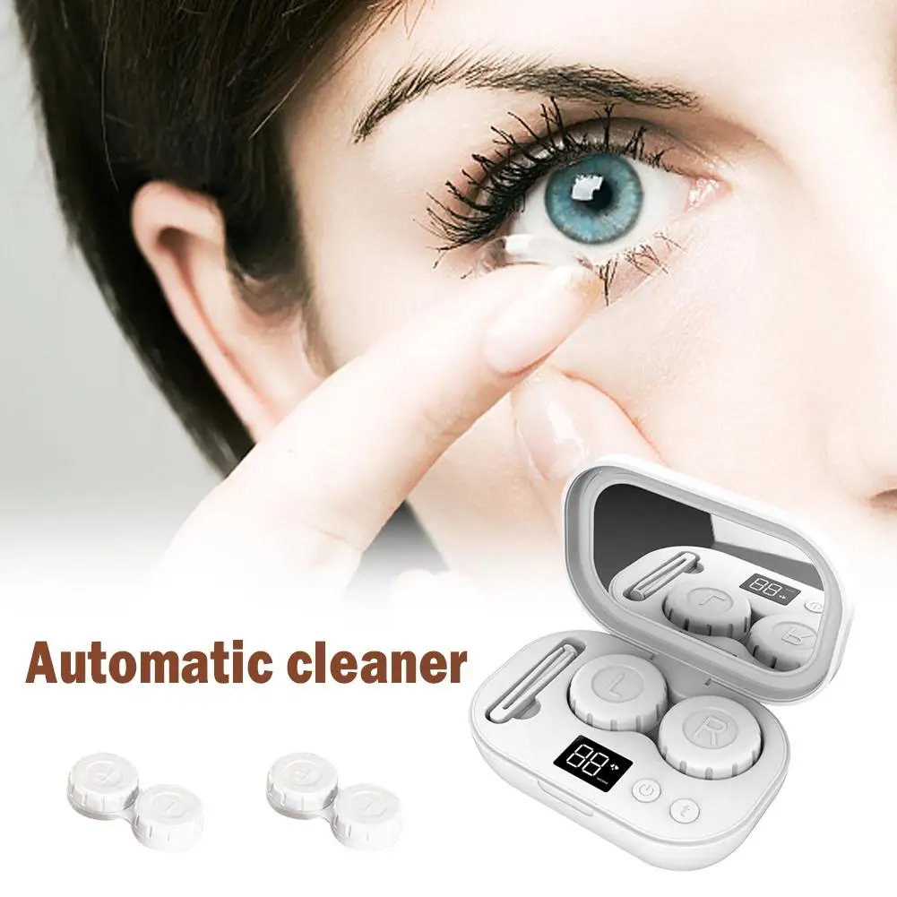 

1set Contact Lens Sonic Cleaner High Frequency Vibration USB Control Charging Lens Gear Contact Remover Tool Cleaner 4 V3R9