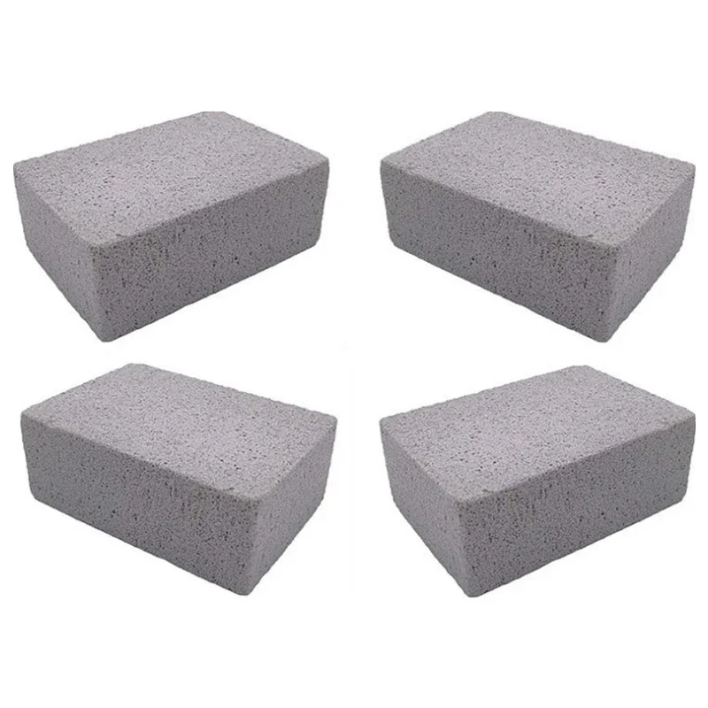 BBQ Grill Cleaning Brush Brick Block Barbecue Cleaning Stone Pumice Brick for Barbecue Rack Outdoor Kitchen BBQ Tools bbq cleaning tools