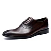 Hand-rubbed cowhide leather shoes for men, business formal shoes 5