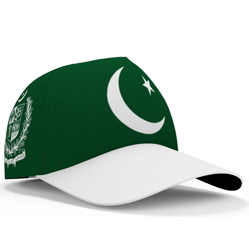 PakistanBaseballCapsCustomNameTeamLogoIslamArabicHatsPak