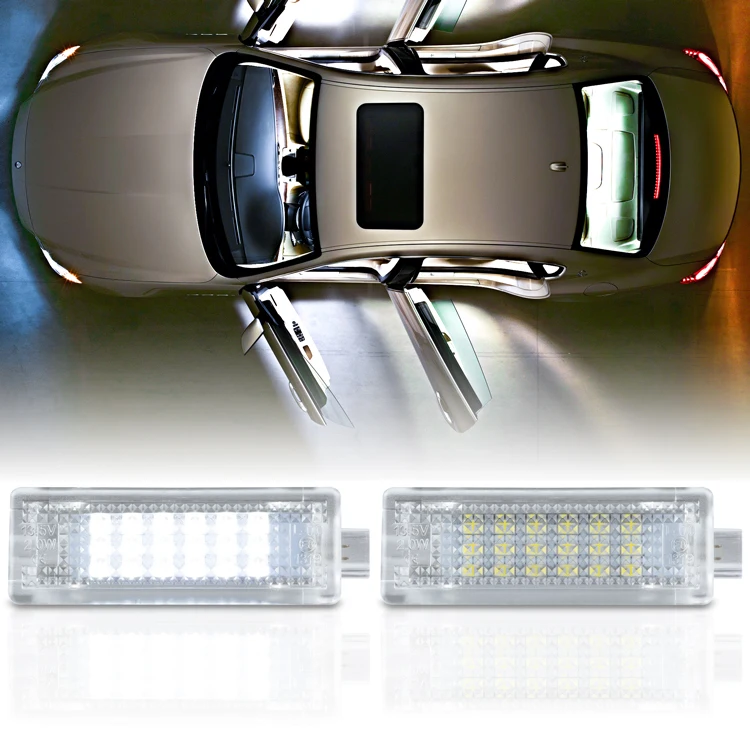 Kit Luci LED Soglia Porta Per BMW - Luci Di Benvenuto Bianche Per Modelli E60 E90 E87 E70 Z4 - Foto 9