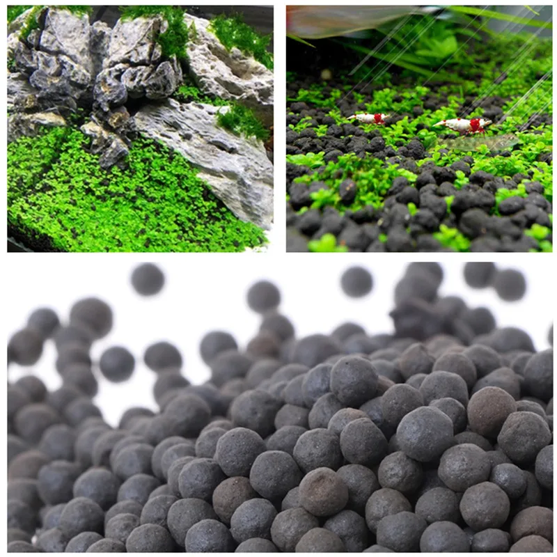 Aquarium Plant Grass Substrate Gravel Fish Tank Water Plant Grained Sand Fertility Substrate Soil For Aquatic Grass Lawn Decor aquarium substrate
