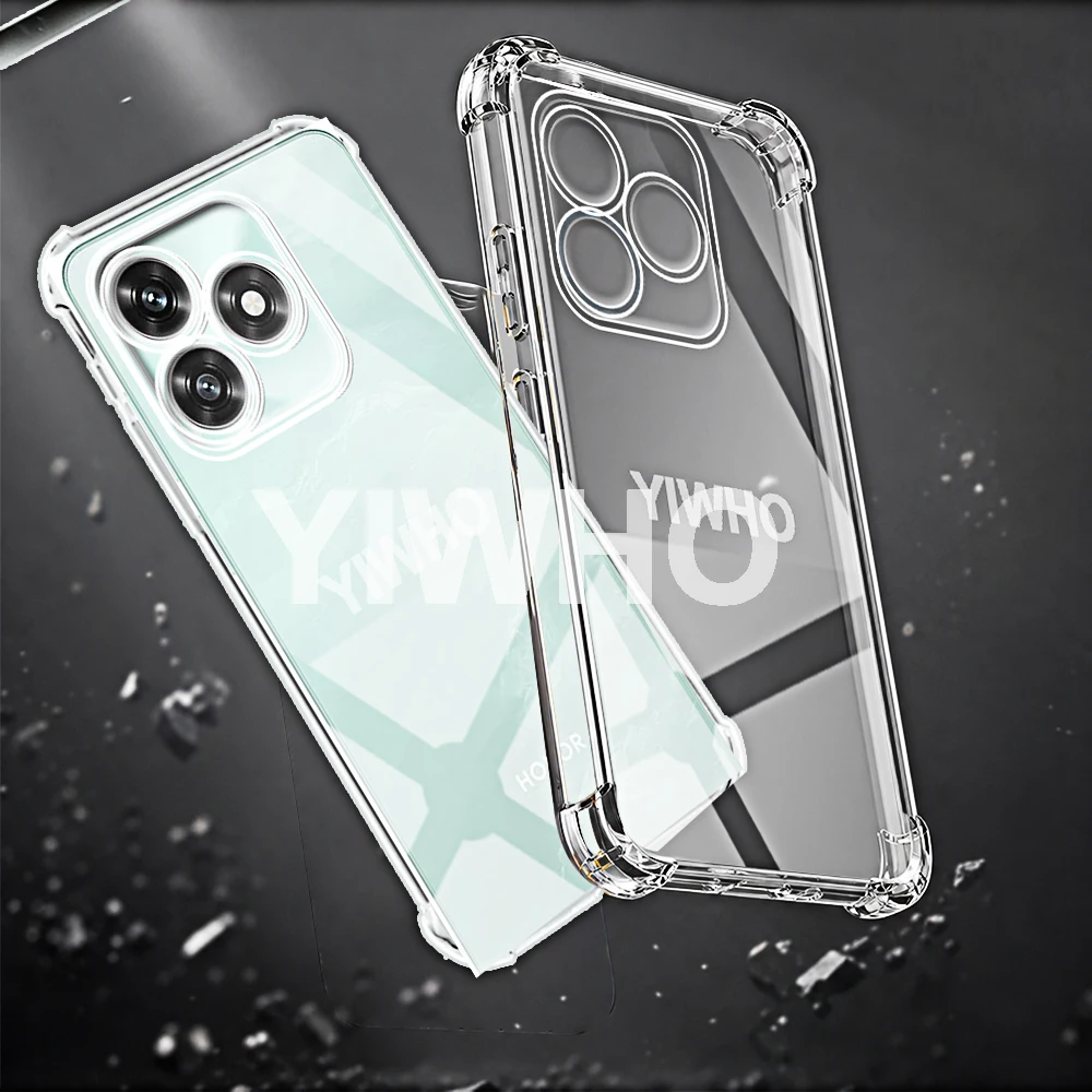 Transparent Shockproof Soft TPU Phone Case - Clear Back Cover, Multiple Piece Options