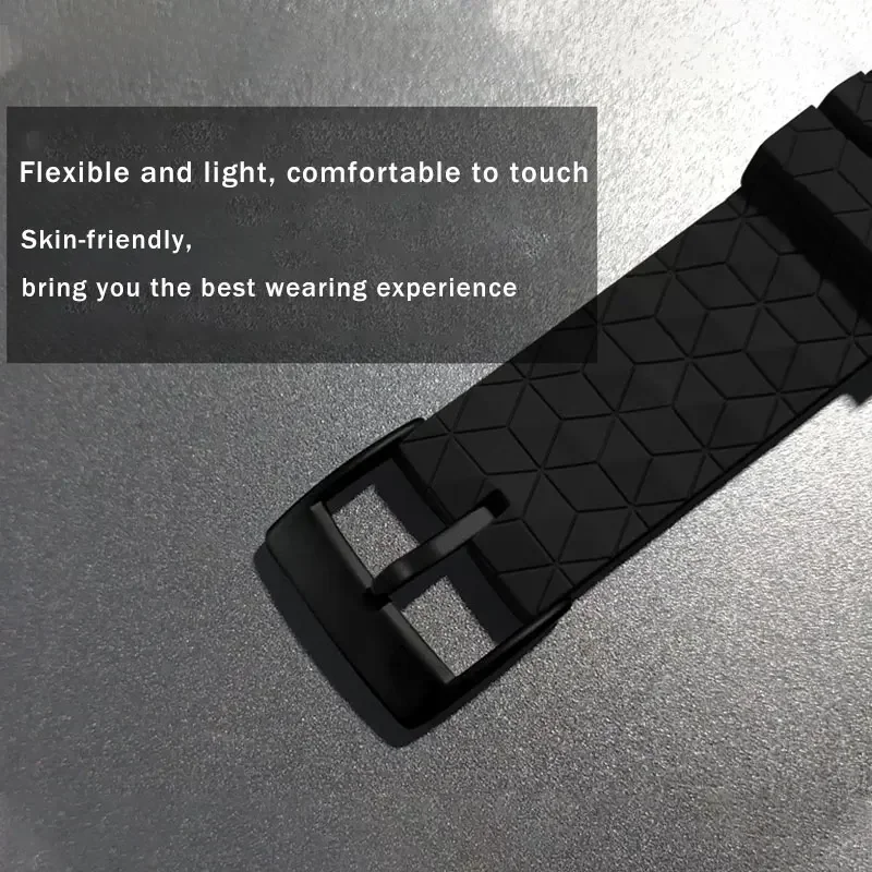 Durable Silicone Watch Band - 20mm/22mm