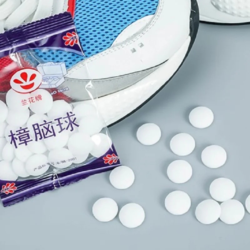 20Packs/400Pcs Household Mothballs Mildew-Proof Pills Insect Repellent Balls for Drawers Storage Boxes Closet Moth Ball Wardrobe