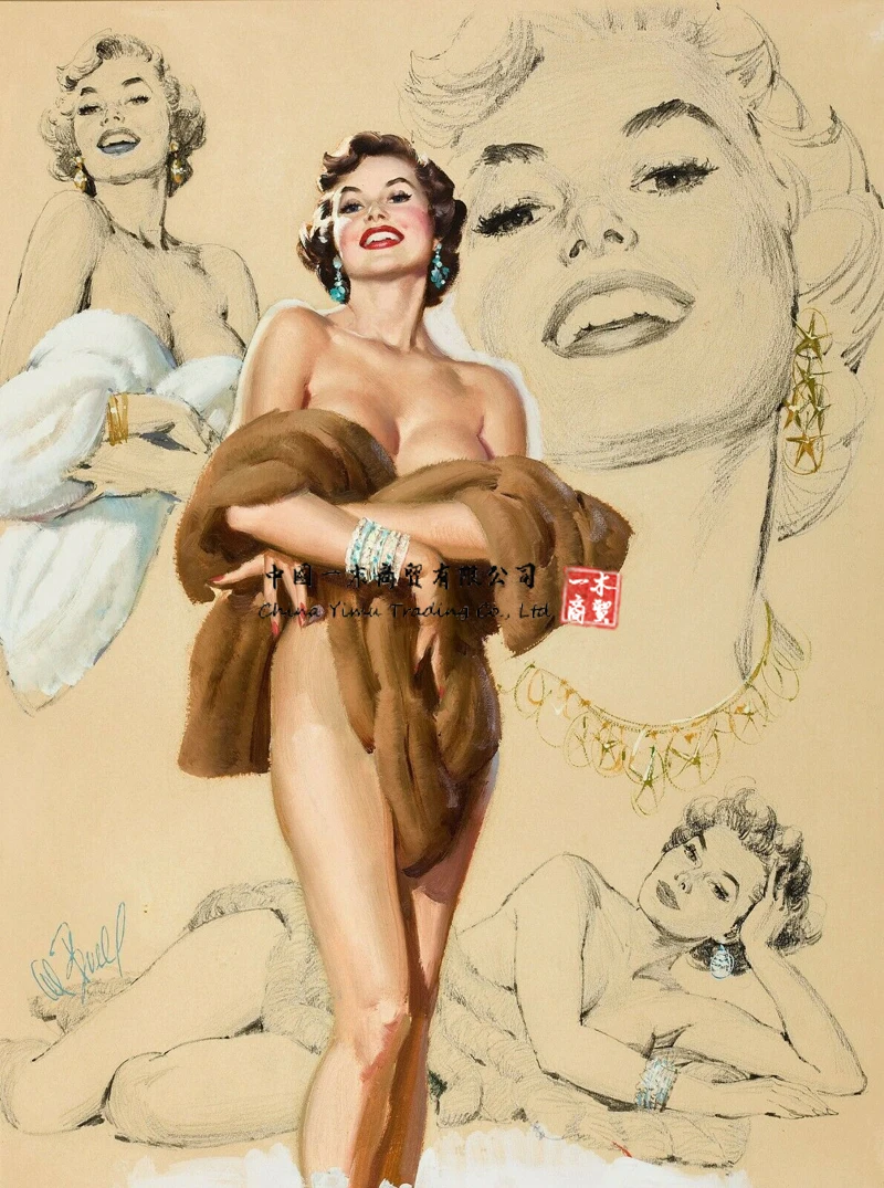 

PinUp Girl sver17 Poster A4 Film Movie Picture Art Wall Decor Actor stickers