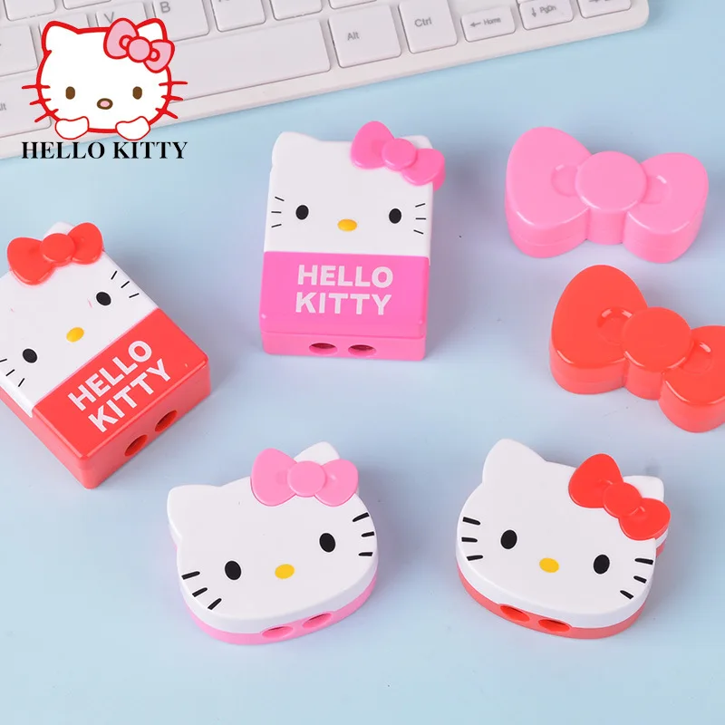 

Sanrio Hello Kitty Cartoon Pencil Sharpener Children's Mini Pencil Sharpener Kt Pencil Sharpener Student School Supplies Gifts