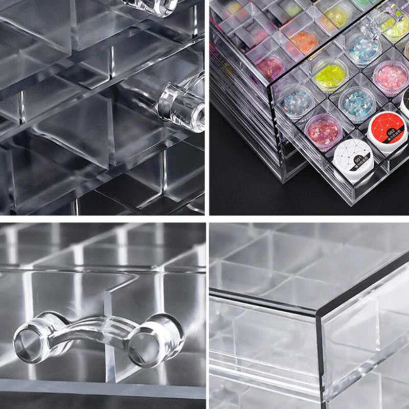 Jewelry Storage Box Earring Organizer Box Dustproof Stackable Jewelry  Organizer Capacity Container with 72 Grids for Earrings - AliExpress