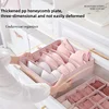 Pink Underwear Storage Box for Girls Dust-proof Socks Bra Organizer Box Drawer Fabric Box for Student Dormitory 3