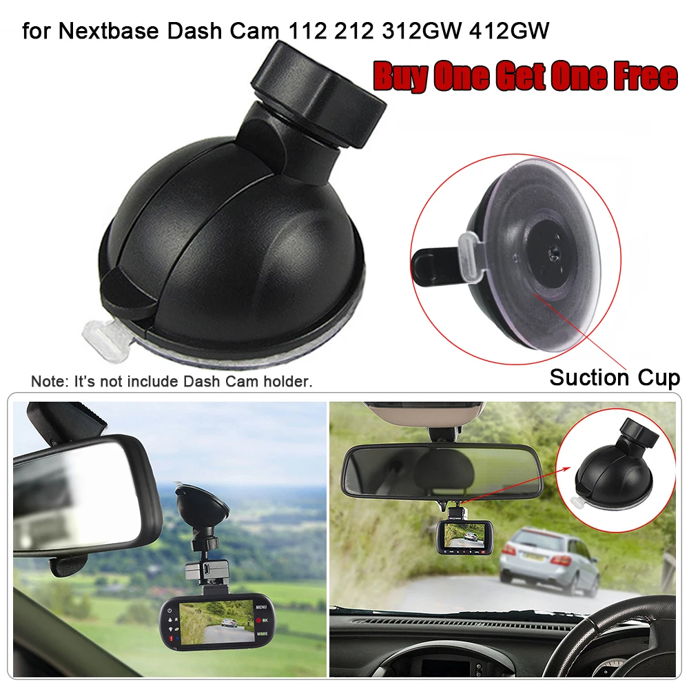 

Автомобильный держатель GPS на присоске для Nextbase Dash Cam 112, 212, 312GW, 412GW, автомобильный привод, записывающее устройство, присоска, подставка, купить один и получить один бесплатно