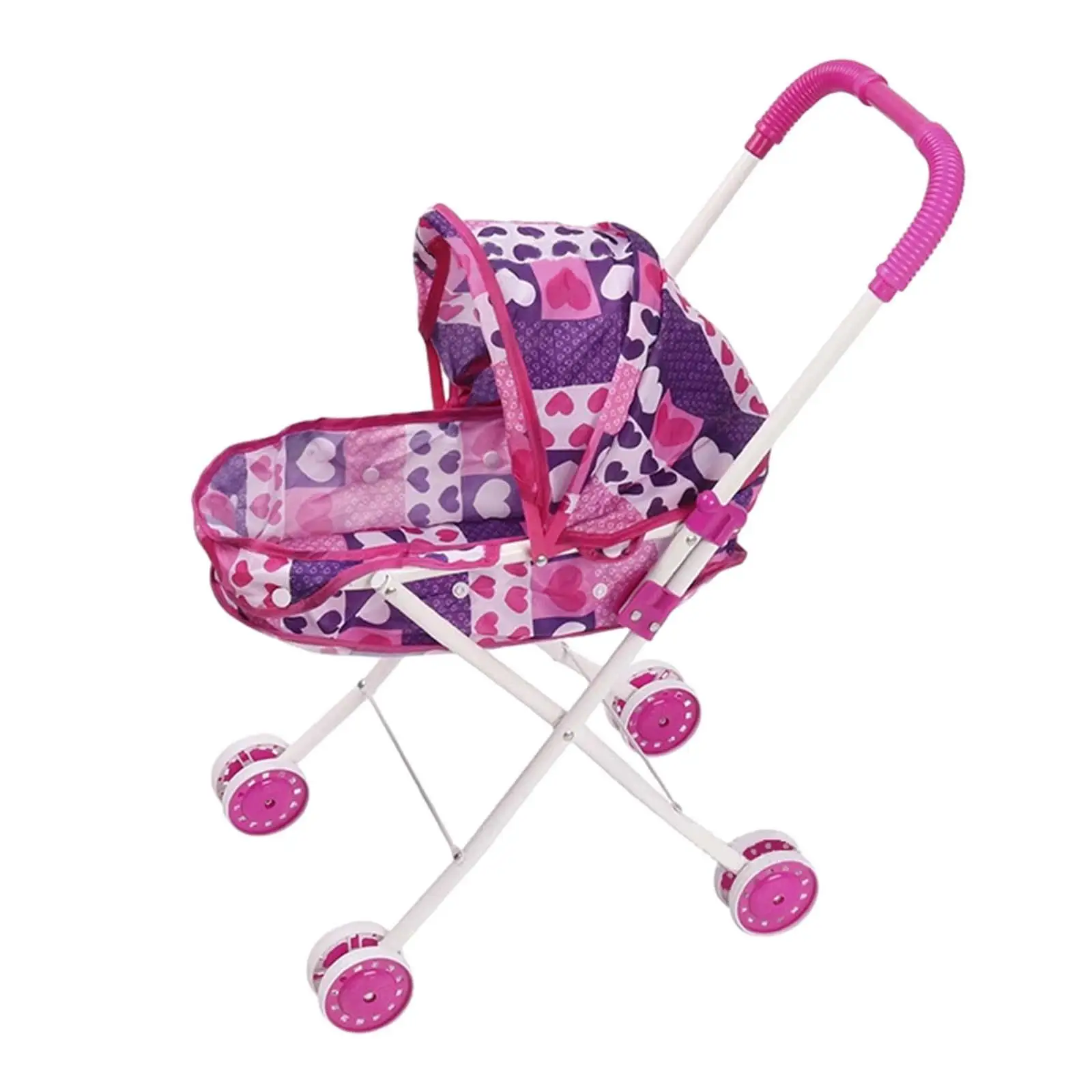 Baby Doll Stroller Pretend Play Party Favors Doll Carrier Girls Gift Realistic Early Development Simulation Pushchair Toy