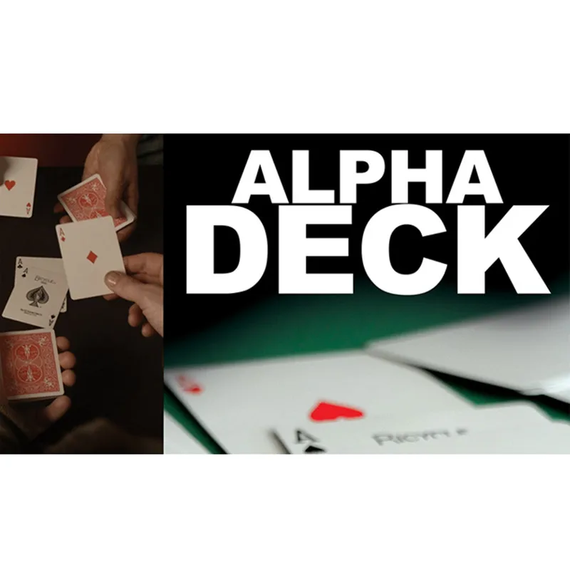 Alpha Deck (Cards and Online Instructions) by Richard Sander Card Magic Tricks Magician Close Up Illusions Mentalism Decks Magia richard x heyman hey man 1 cd