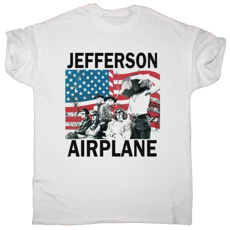 

Jefferson Airplane Volunteers New White T-Shirt