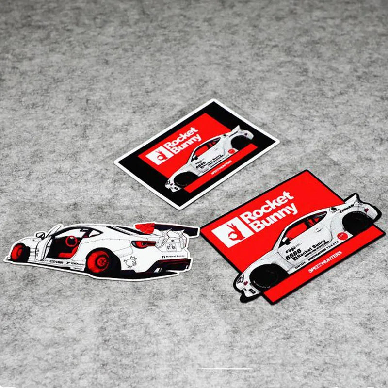 Reflective Vinyl Japanese Rocket Bunny Stickers For Gtr 86 Brz Car ...