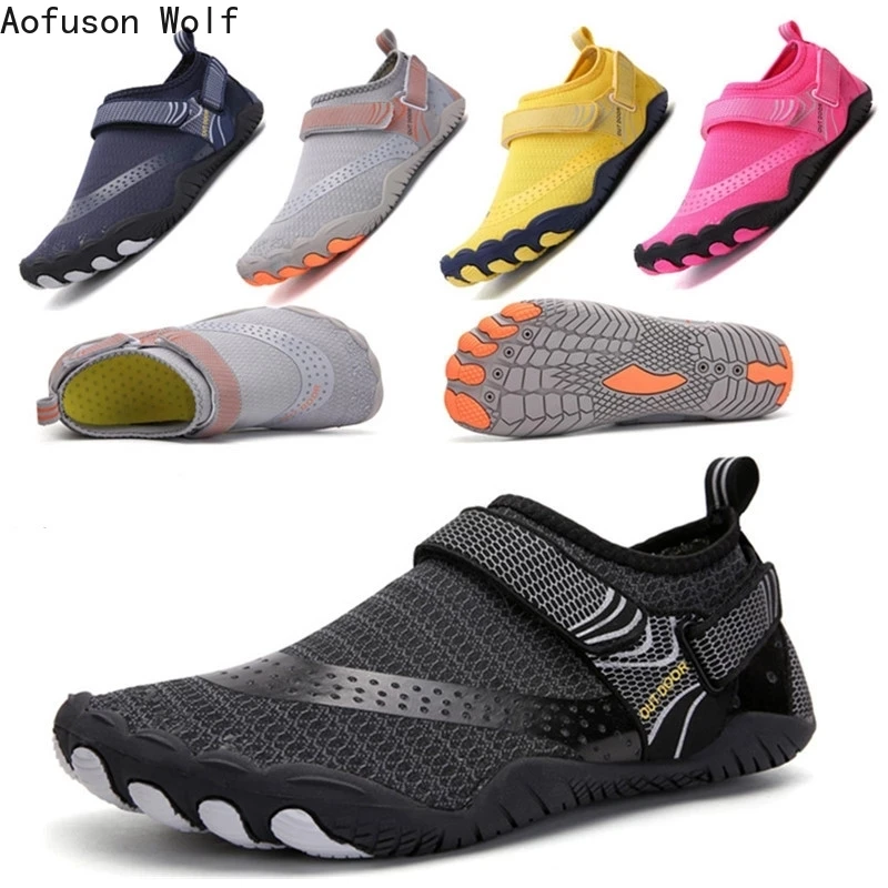 Water sports shoes Water shoes Water Shoes Men Women Beach Aqua Shoes Quick Dry Children Barefoot Upstream Hiking Parent-Child Wading Sneakers Swimming