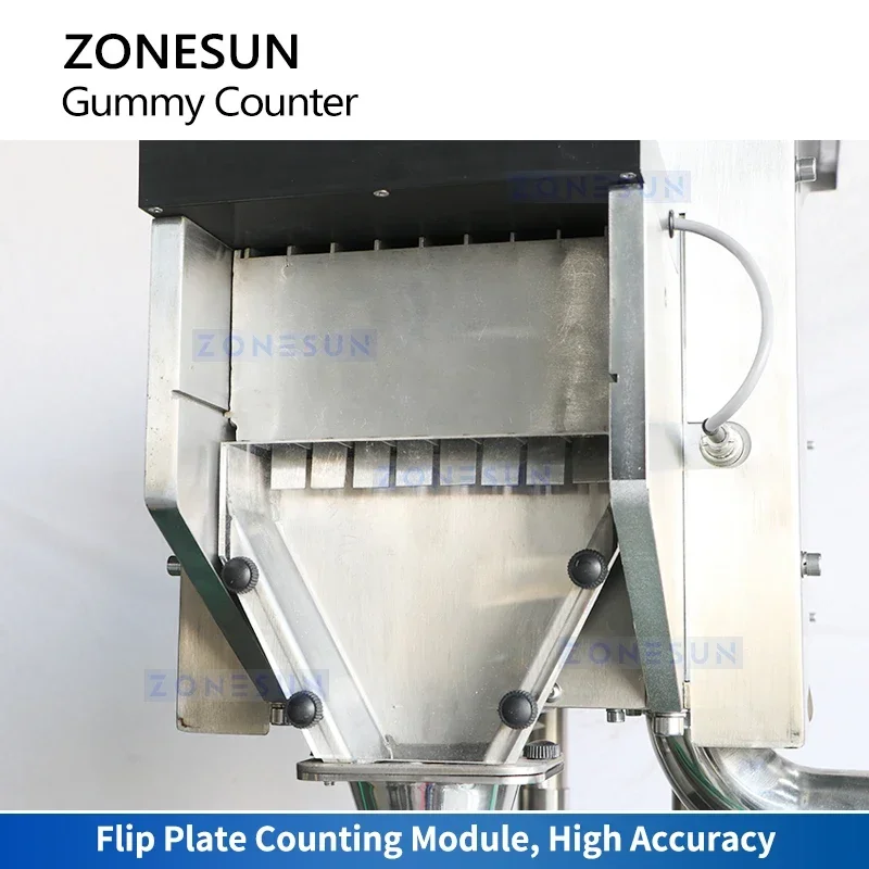 Zonesun Gummy Counting Machine Gummy Filling Machine Candy Counter Machine Candy Dispensing Equipment ZS-SLJ8