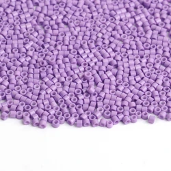 Vibrant 2mm Japanese Glass Seed Beads - 34 Colors for Jewelry Crafting and DIY Bracelets (Purple)