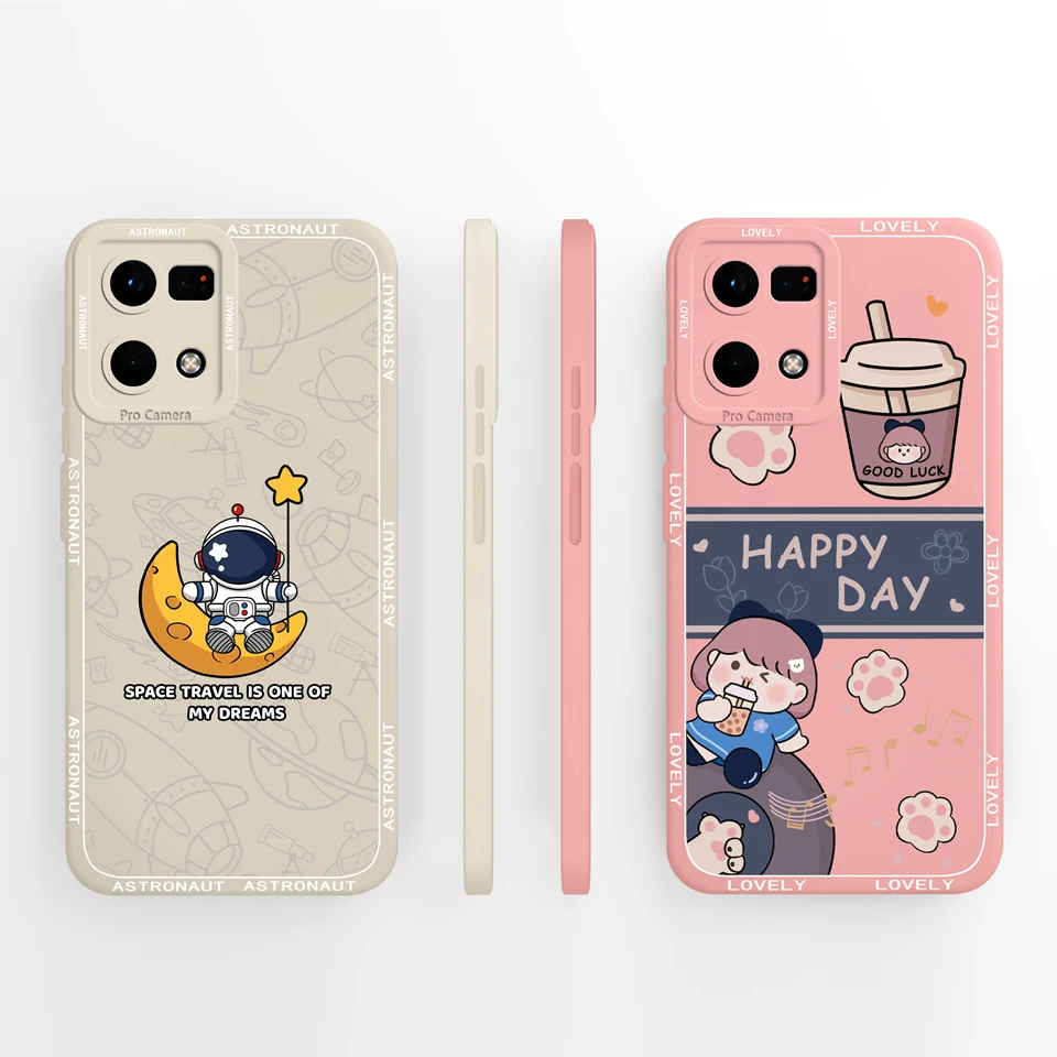 Round Moon Avocado Soft Protective Anti-Drop Case Cover