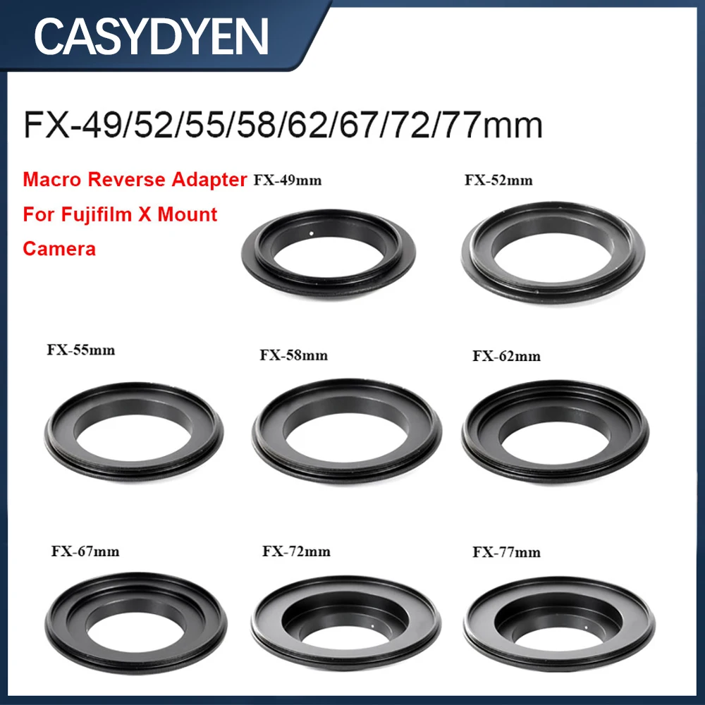 Fujifilm X Mount Macro Reverse Adapter Ring
