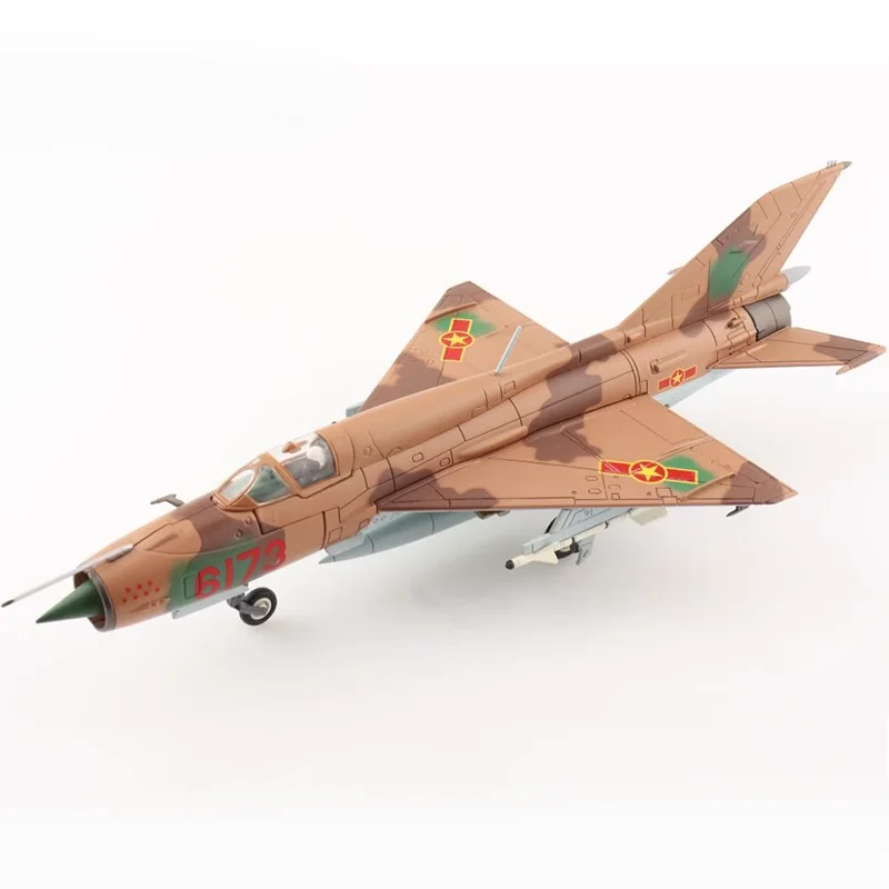 

Литье под давлением масштаб 1:72, вьетнамский военный самолет MIG-21, модель из сплава и пластика, подарок, коллекционная декоративная игрушка, литые под давлением
