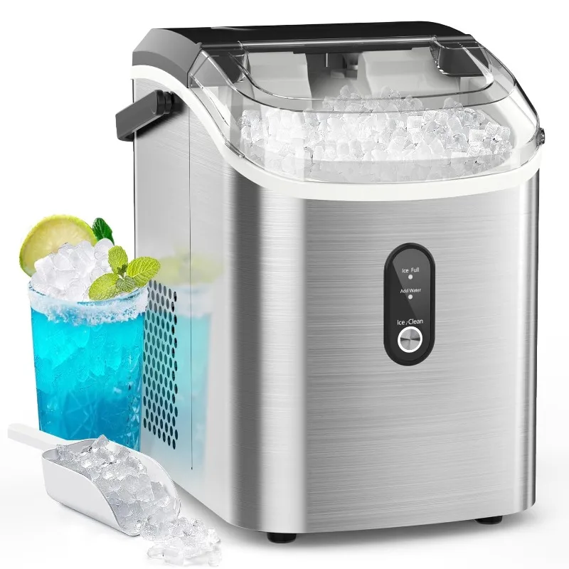 Portable Nugget Ice Maker for Fresh Chewable Ice