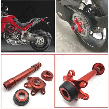 Misura per Ducati 1200 Multistrada 1200S 1200R Monster 2014-2023 accessori moto asse posteriore forcella Crash Slider protezione ruota