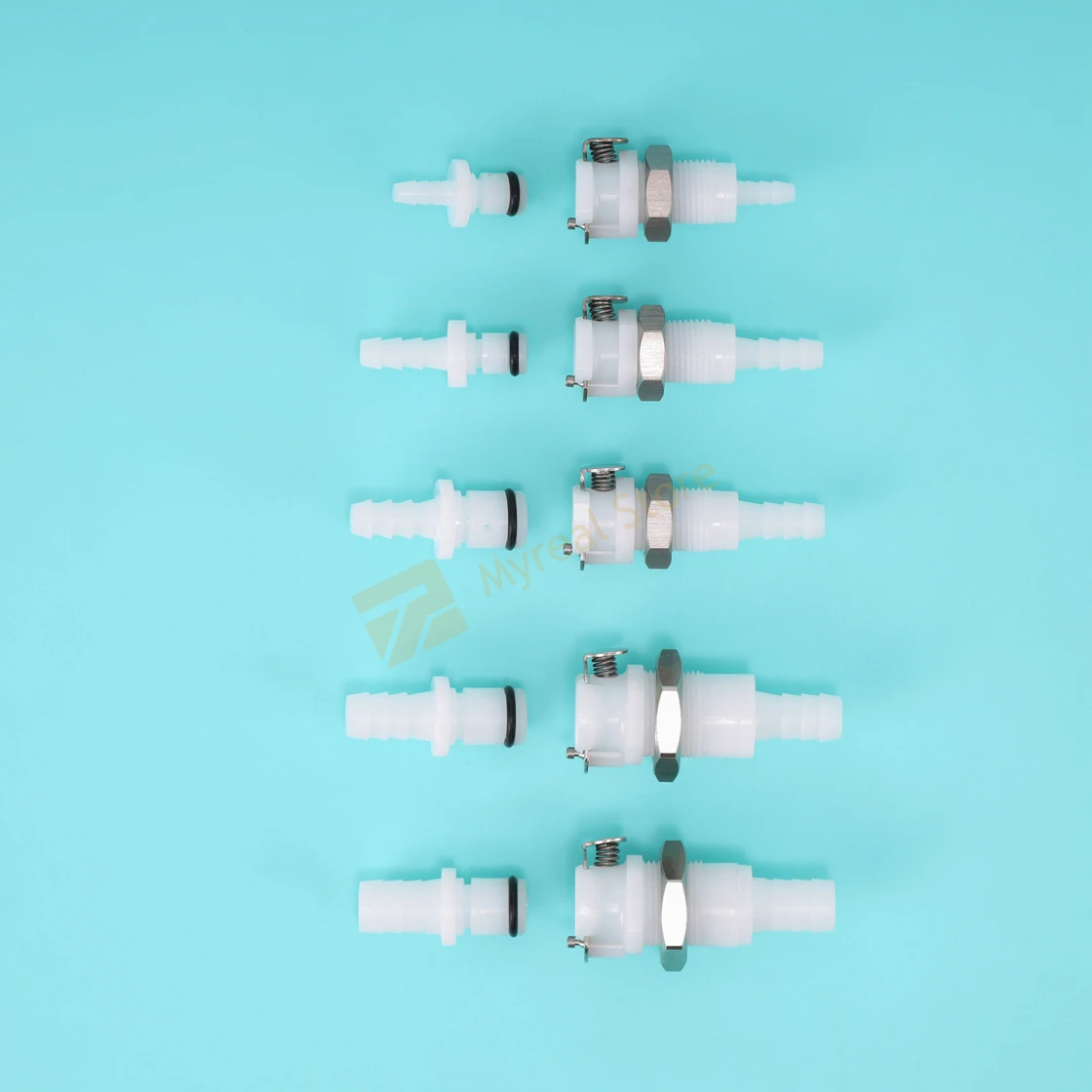 1/8 Plastic POM Shut Off Liquid Quick Disconnect CPC Connector pipe quick connector