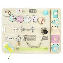 

Kid Activity Busy Board Material Diy Accessories Montessori Teaching Aids Baby Busyboard Early Education Learning Skill Toy Part