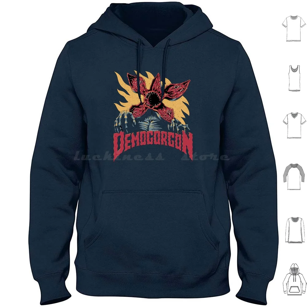 thumbnail image 1 of Sudadera con capucha Demogorgon Manga larga Demogorgon Eleven Netflix Dustin Stranger Mike Things Lucas Upside Down 80S Tv Horror, 1 of 5