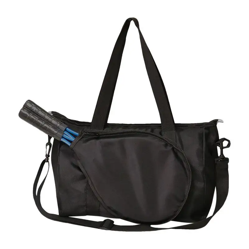 Women's Tennis Bag Large Tennis Racket Bag Waterproof Adjustable Shoulder Strap Sports Fitness Outing Luggage