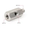 Side Holes Oil Pressure Sensor Connector 1/8 NPT Female To 1/4NPT 1/8NPT 1/8BSPT M10 M12 M14*1.5 Feed Line Gauge Tee Adapter 5