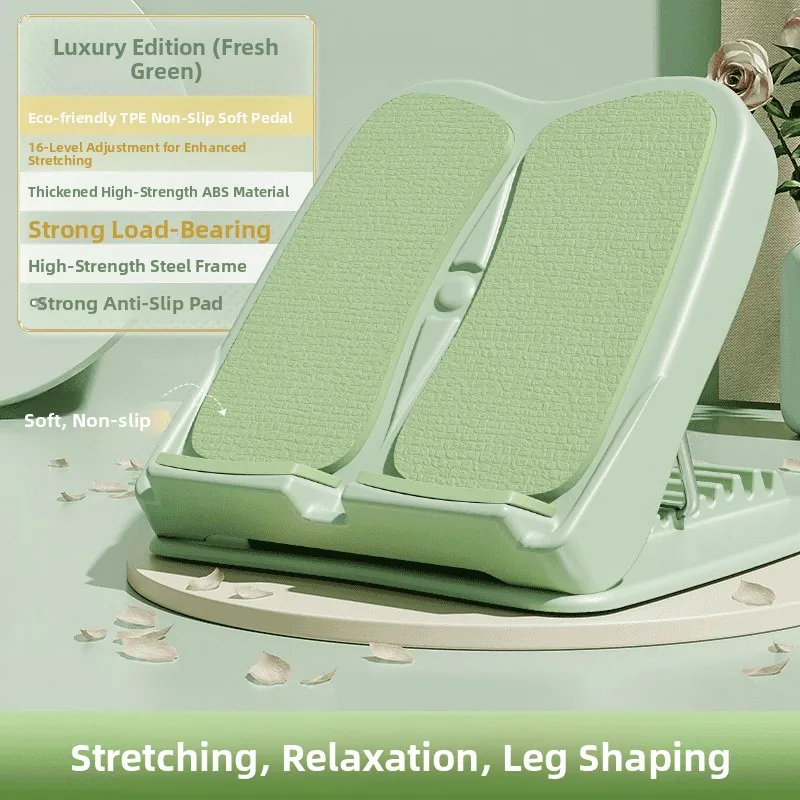 Soft rubber pedal-16 levels of adjustment-fresh green