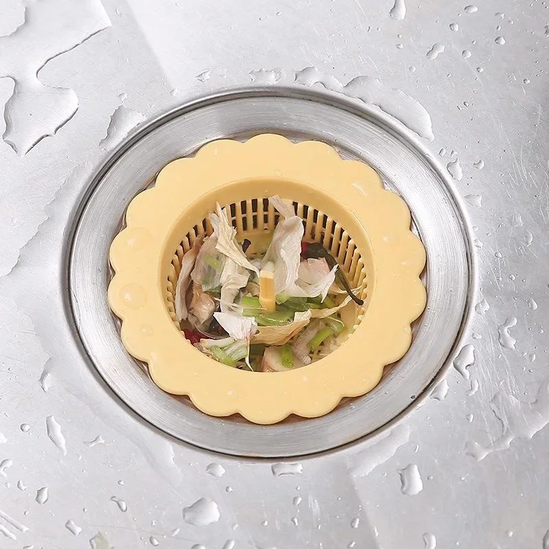 Kitchen Sink Strainer Drain Spout Filter Food Scraps Catcher Against Clogging
