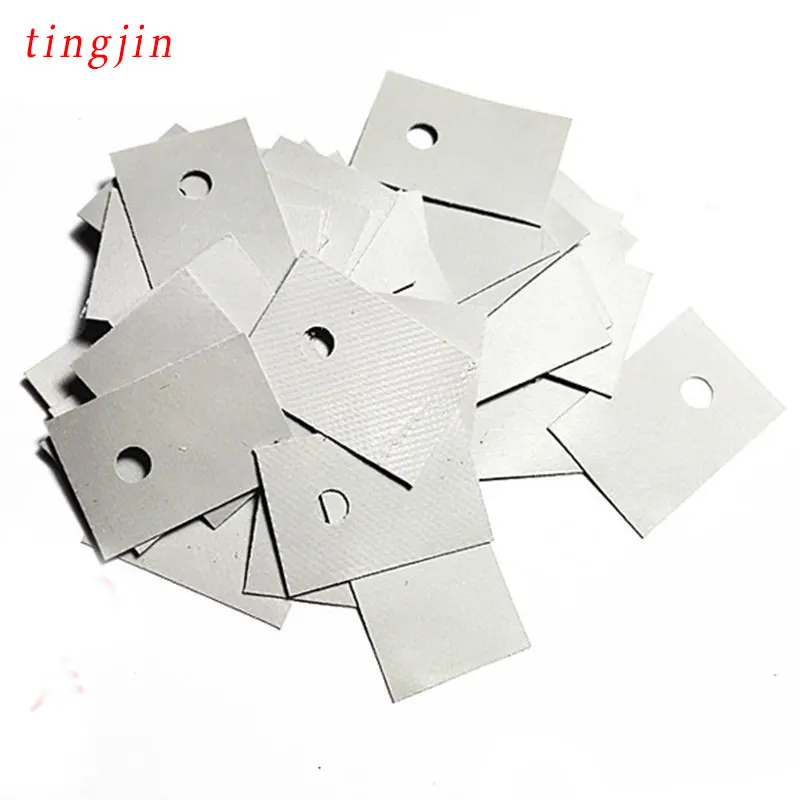 Silicone Pad Insulating Film 100pcs Large TO-220 TO-3P TO-247 silicone sheet insulation pads silicone insulation film