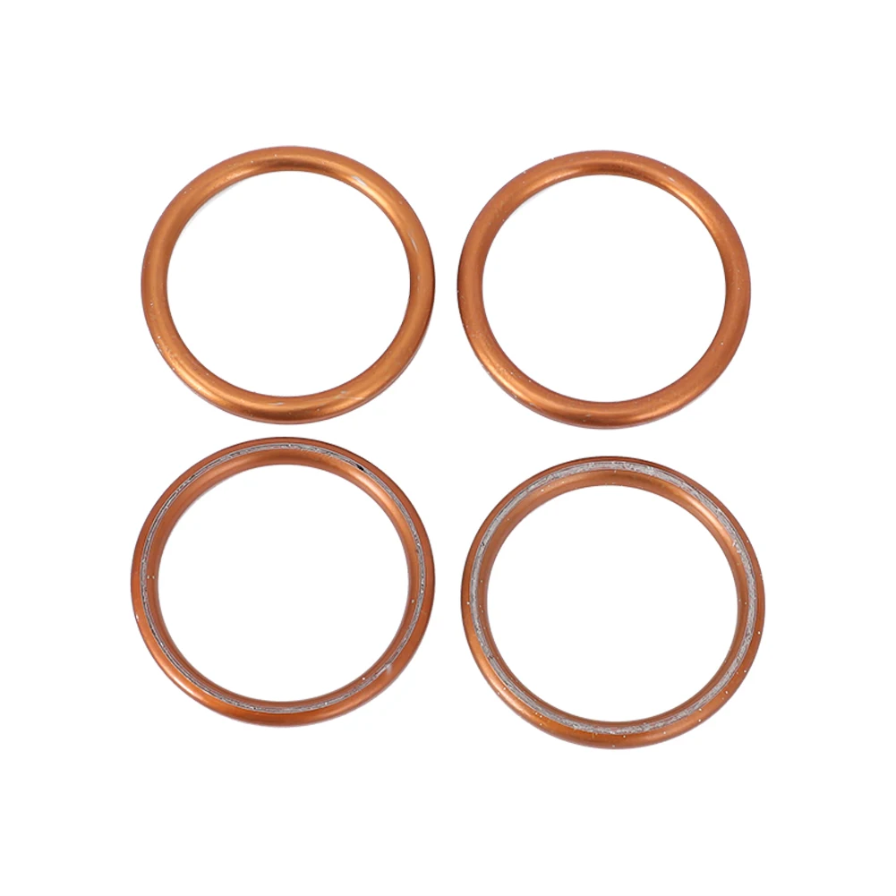 Exhaust Gasket For Honda CB550SC 650 650SC 900F CBR600F 650F 900RR VF1000F 1000R 4/8/12Pcs Exhaust Pipe Gaskets Kits
