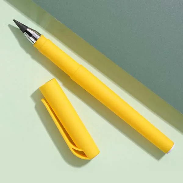 New Technology Unlimited Writing Eternal Pencil No Ink Pen Magic Pencils for Writing Art Sketch Painting Tool Kids Novelty Gifts Yellow style 2