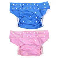2 Pcs Adult Cloth Diapers of for Adultbaby Older People Toddlers Reusable Nappy Man Soft Elder 1