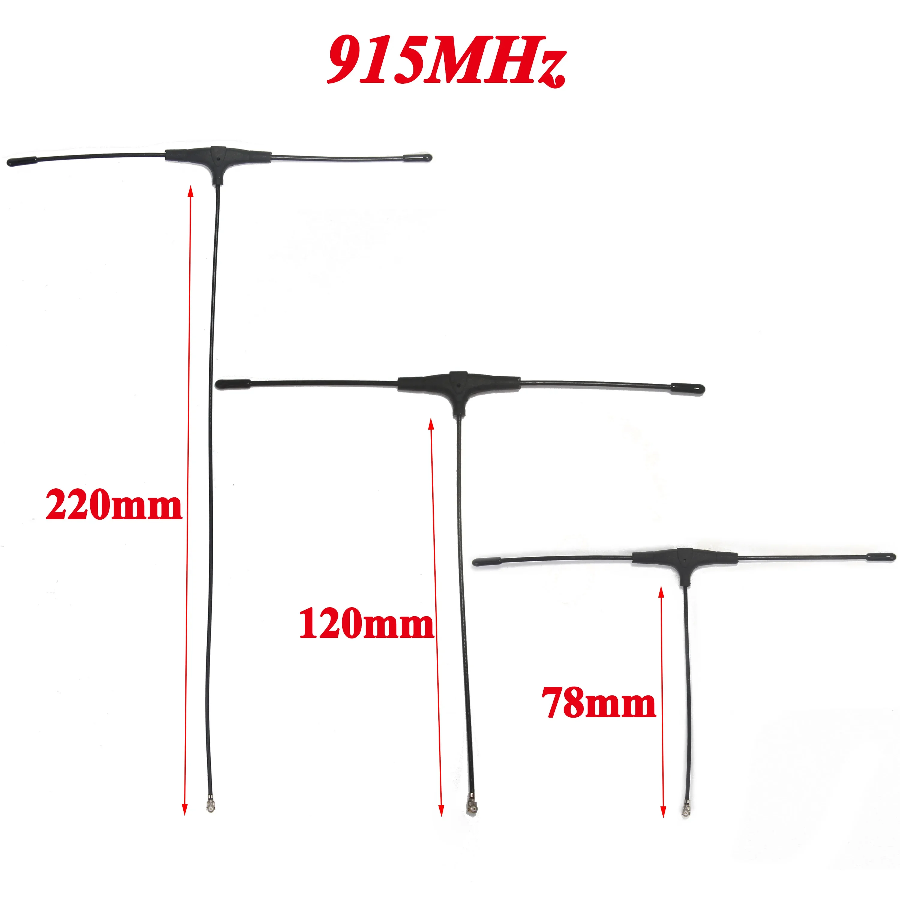 Antenne FPV ELRS 915MHz/2.4G 78/120/220mm pour Drone RC