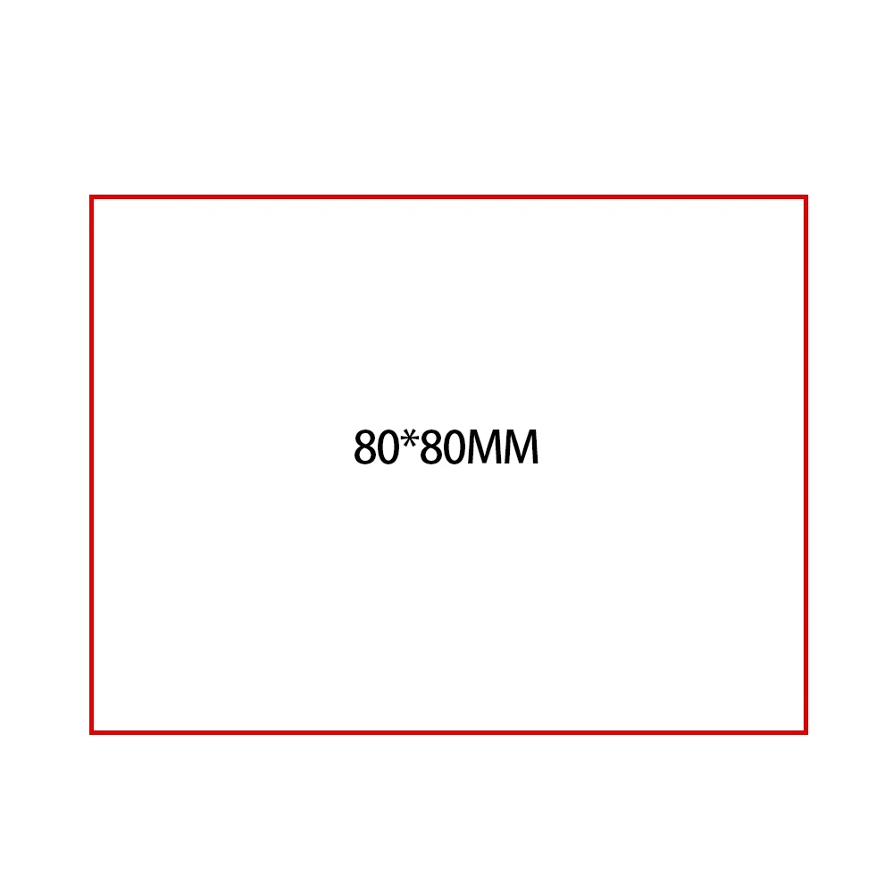 80x80mm