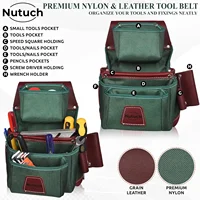 and Leather Belt Nylon lPouch Carpenter Belt Construction Framers Electrician  Belts Drywall 2