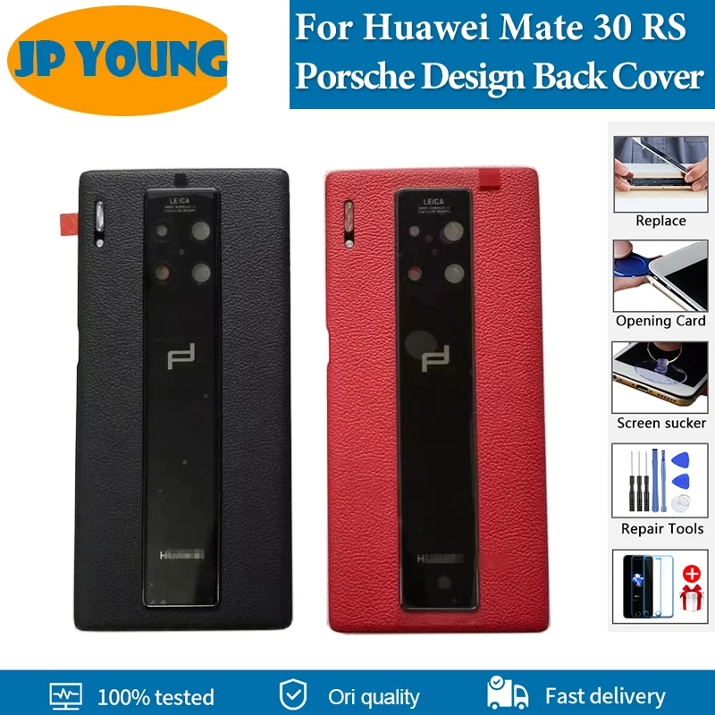 Оригинальная задняя крышка батарейного отсека для Huawei Mate 30 RS Porsche, дизайнерская задняя крышка LIO-N29 LIO-AN00P, запасная крышка батарейного отсека