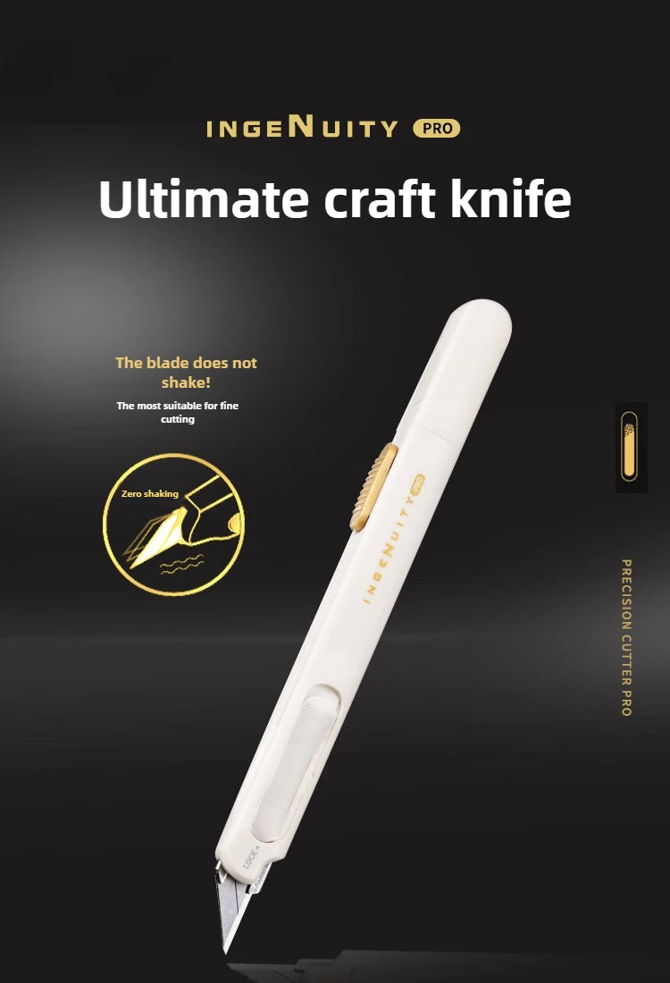 Vinyl-Schneidemesser, kein Schütteln, Allzweckmesser, Autoaufkleber, Abziehbilder, 9 mm, 30 Stück ° Blade Pocket Craft Knife Widnow Tint Film Schneidwerkzeug – Detail 3